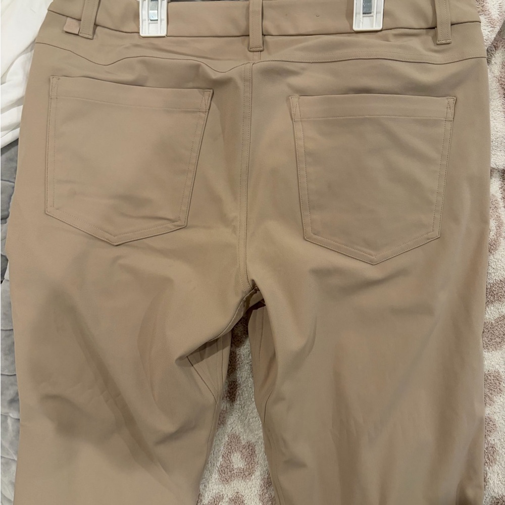 Men's Beige Chino Pants - Picture 2 of 7